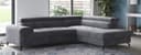 COTTA Ecksofa Aura L-Form | Grau