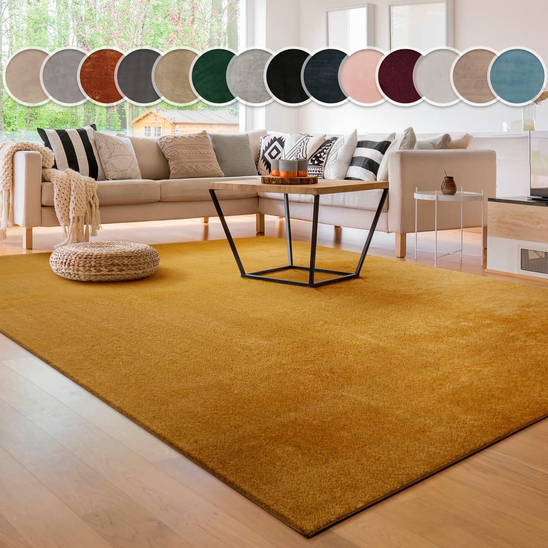 Paco Home Teppich Cadiz 630 | Gelb