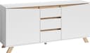 byLIVING Sideboard Valentin | Weiß 2