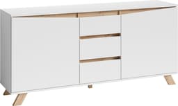byLIVING Sideboard Valentin | Weiß