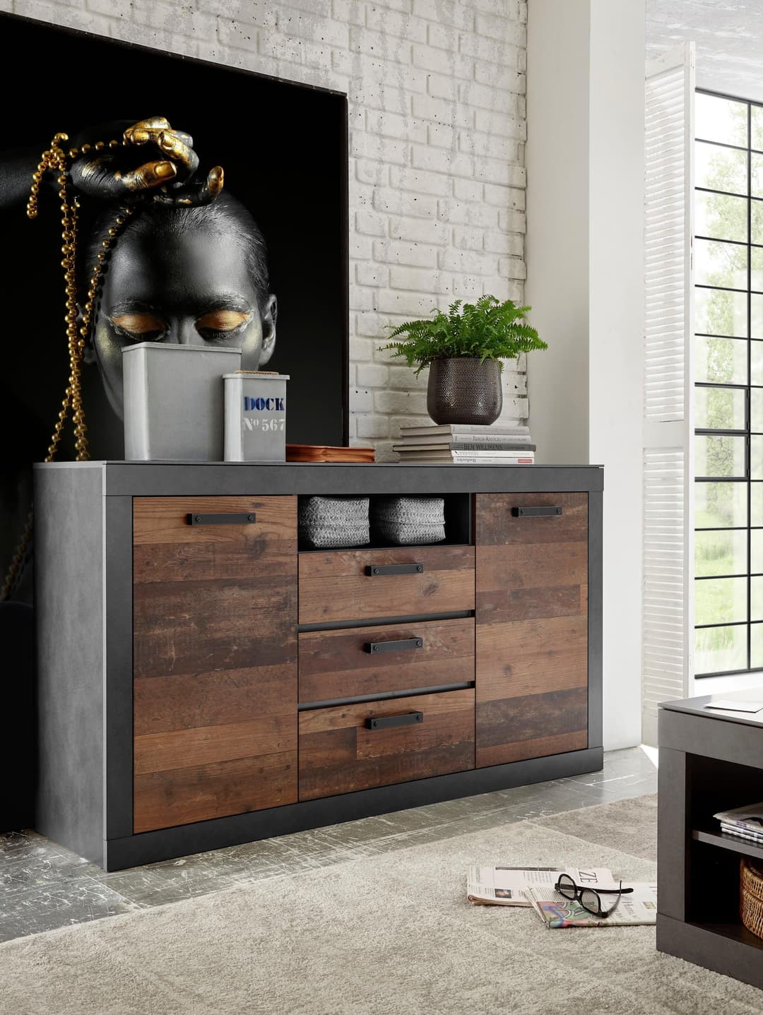 Home affaire Sideboard BROOKLYN | Holztöne