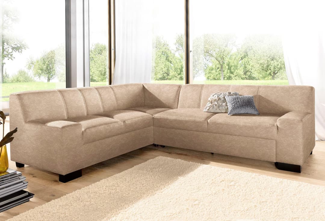 DOMO collection Ecksofa Norma | Beige