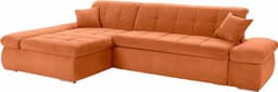 DOMO collection Ecksofa NMoric XXL | Terrakotta
