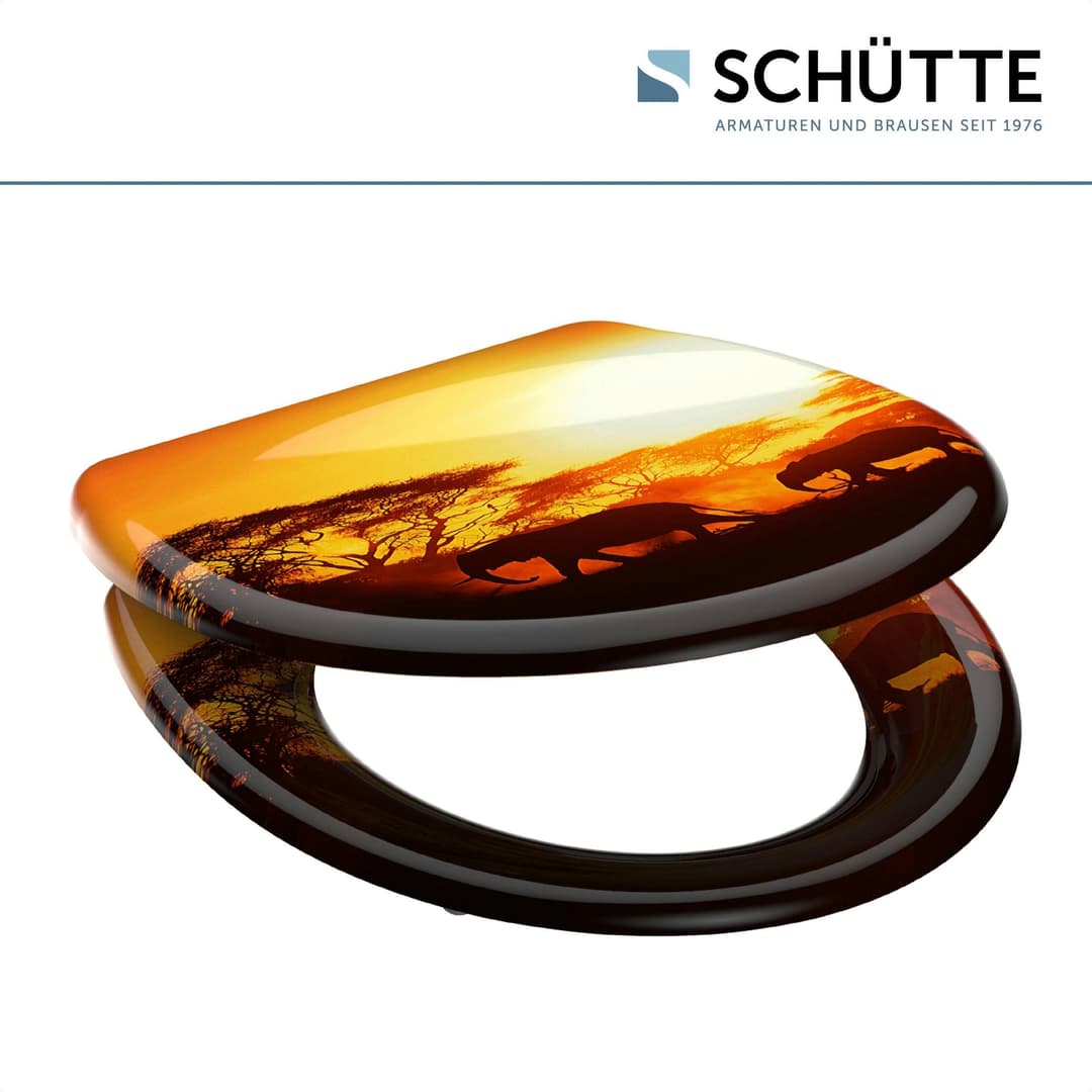 Schütte WC-Sitz Africa | Mehrfarbig