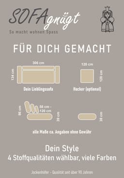 Jockenhöfer Gruppe Big-Sofa Moldau XXL | Grau