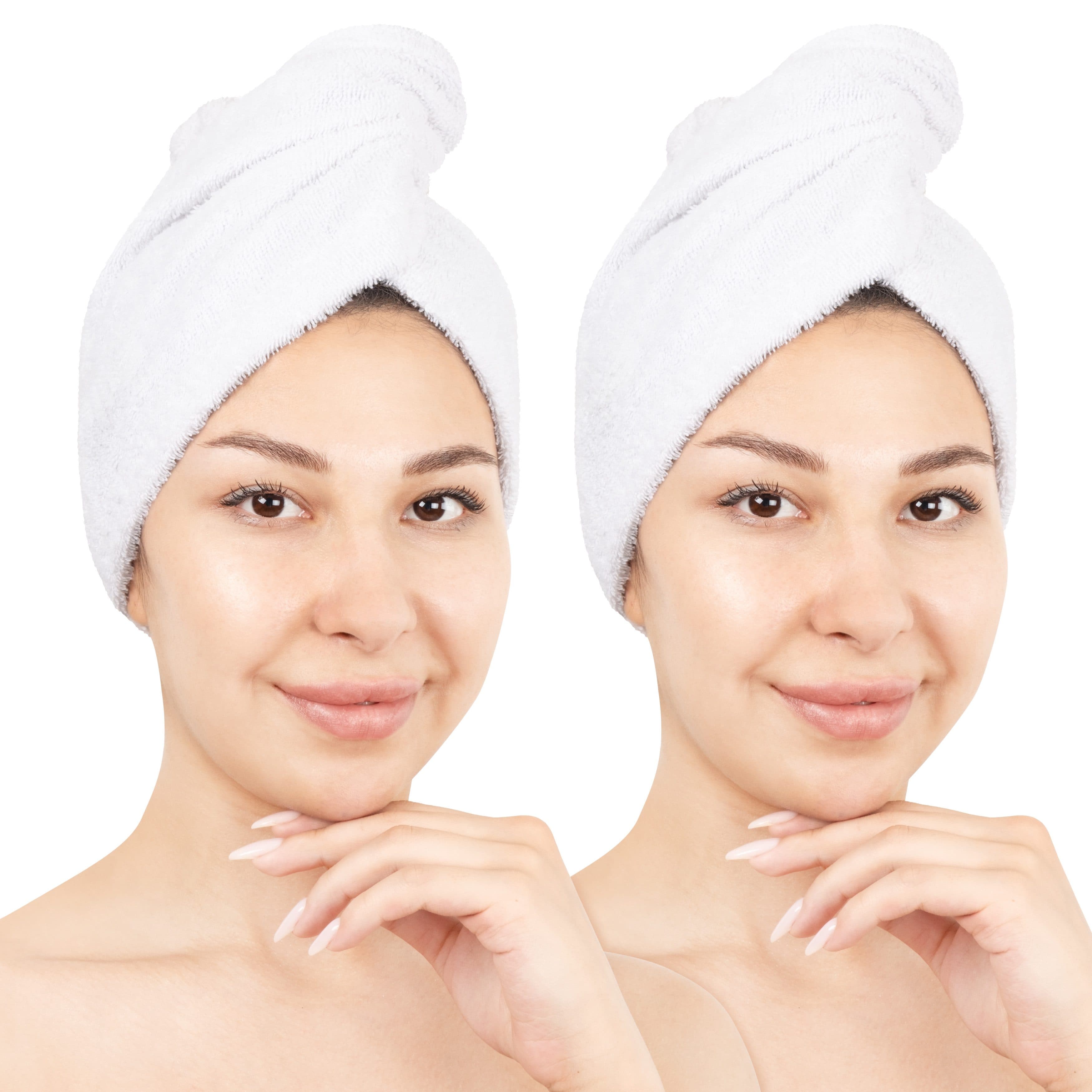 HAMMETEX Turban-Handtuch | Weiß
