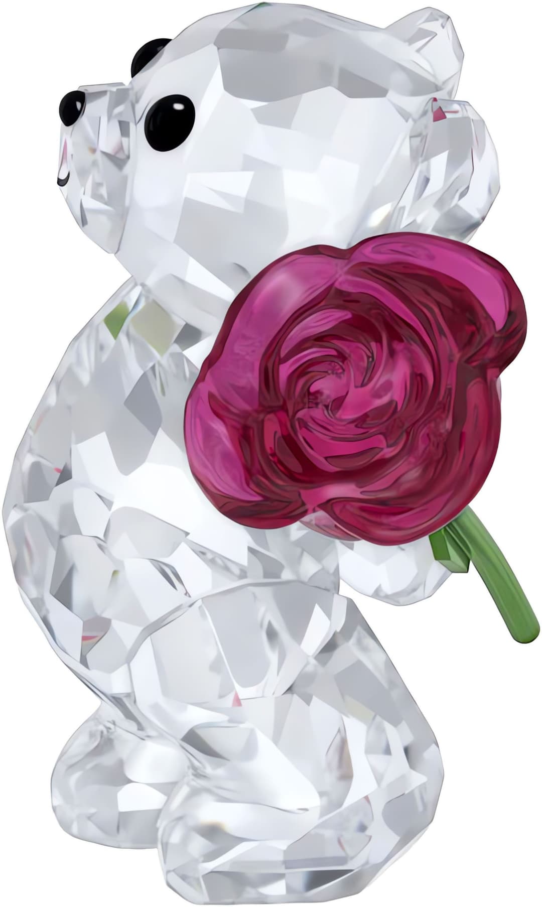 Swarovski Kris Bär mit Rose | Mehrfarbig
