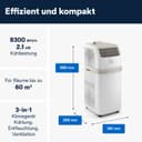 De'Longhi Klimagerät PINGUINO Compact ES72 | Weiß 3