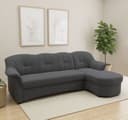 DOMO collection Ecksofa Flores Schlafsofa | Grau