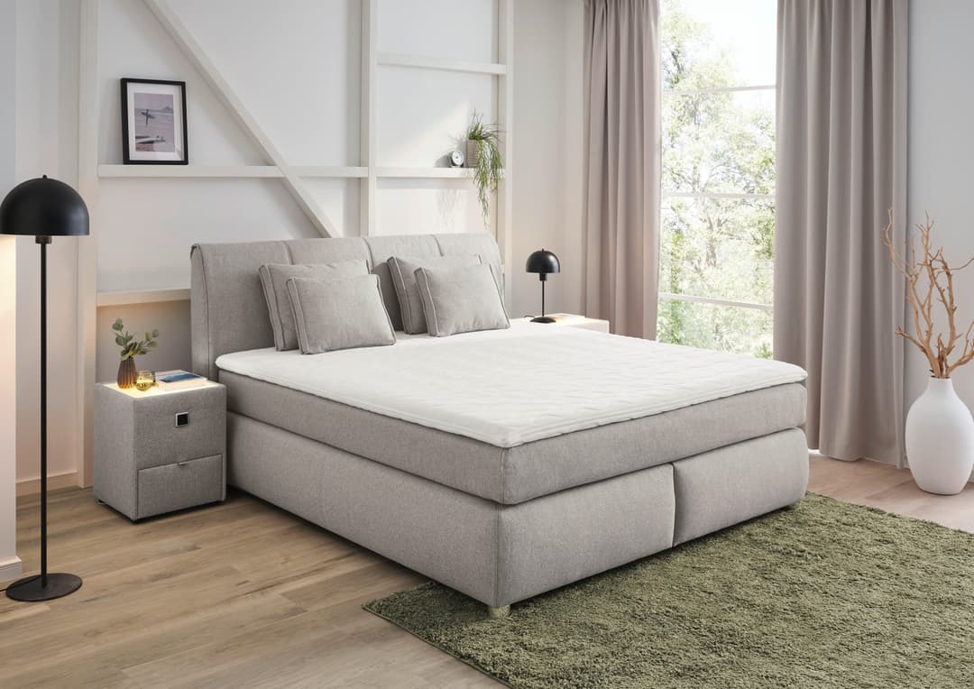 Jockenhöfer Gruppe Boxspringbett Carla | Beige