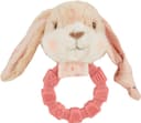 Sterntaler® Greifling Hase Hanni mit Silikonring, mit Rassel | Rosa