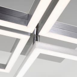 Briloner Leuchten LED Deckenleuchte FRAME | Silber