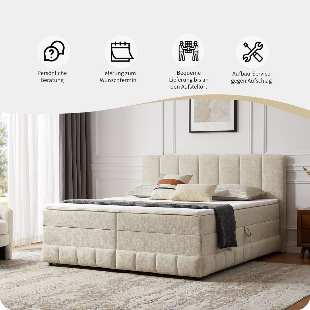OTTO home Boxbett Likely | Beige