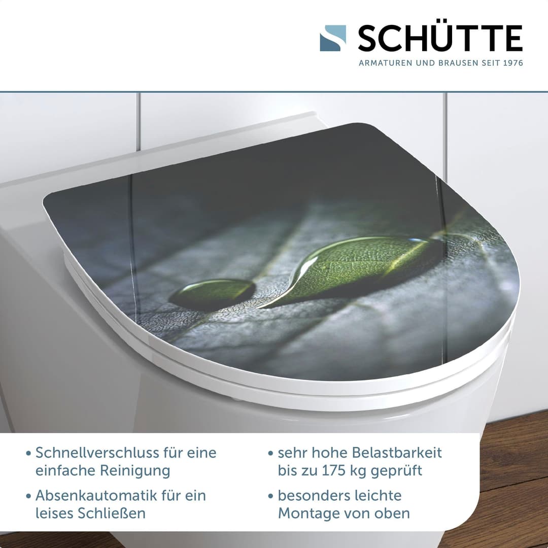 Schütte WC-Sitz Raindrop | Grün