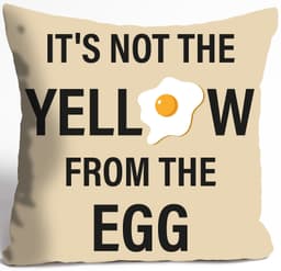 queence Dekokissen IT'S NOT THE YELLOW FROM THE EGG | Beige