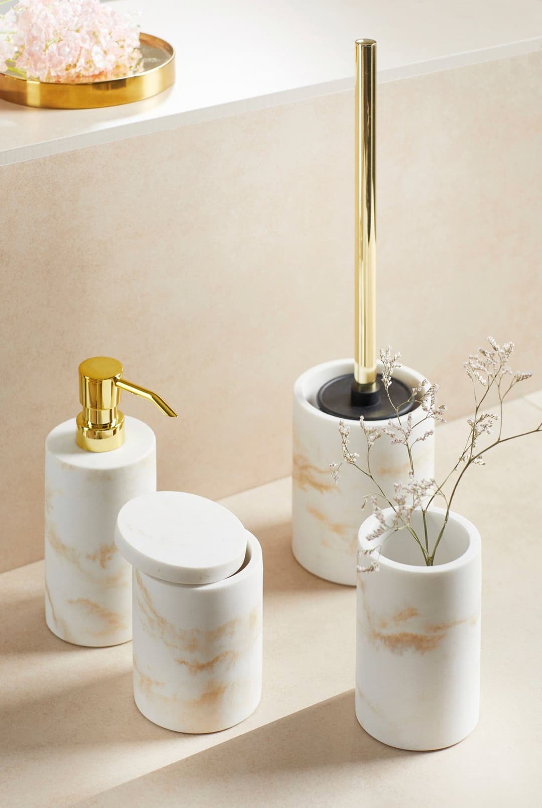 Wenko WC-Garnitur Odos | Weiß