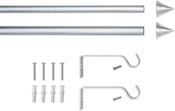 Good Life Gardinenstange Emmi | Silber