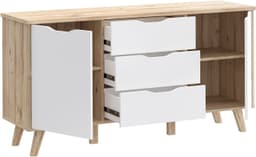 FORTE Sideboard Vankka | Weiß