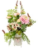 Kunstblume Arrangement Blüten/Ranunkel | Rosa