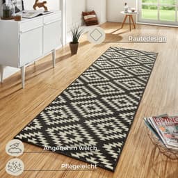 HANSE Home Läufer Nordic | Schwarz