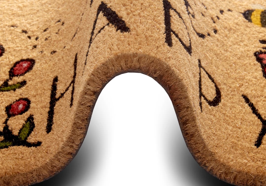 HANSE Home Fußmatte Bee Happy | Holztöne