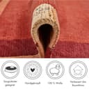 LUXOR living Wollteppich India | Rot 3