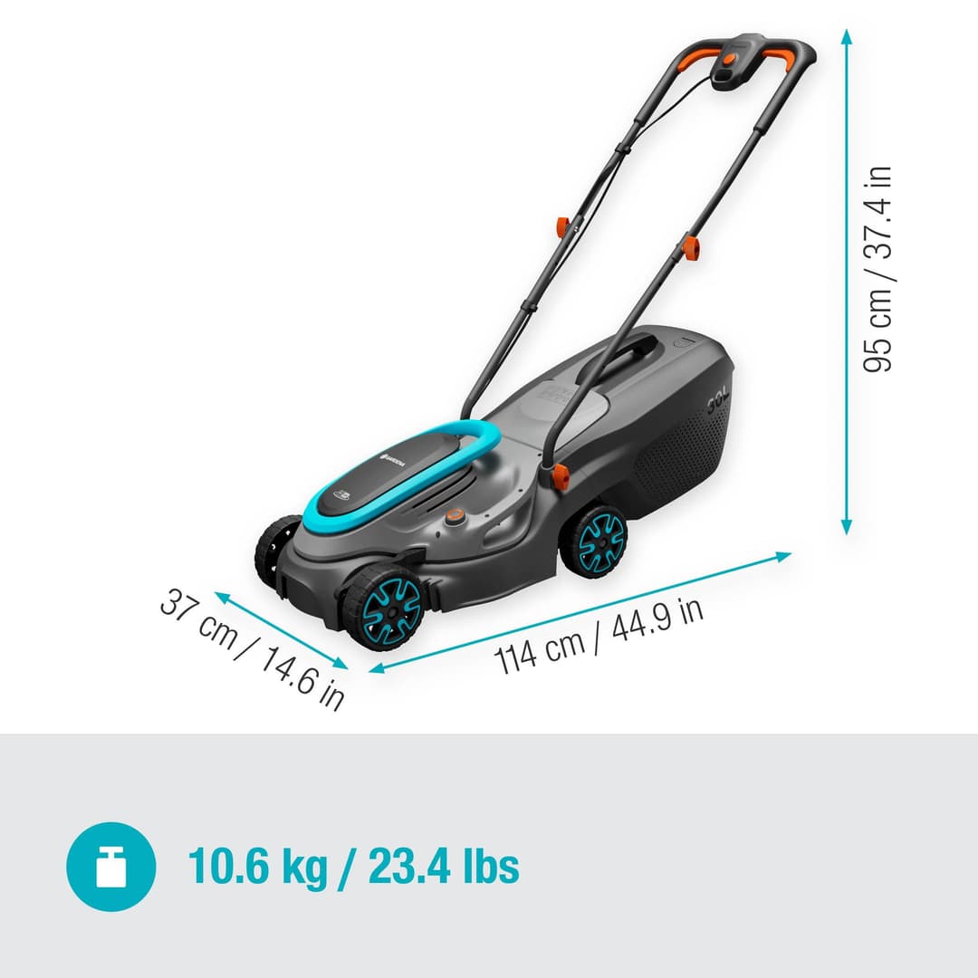 GARDENA PowerMax 32/18V P4A Akkurasenmäher | Grau
