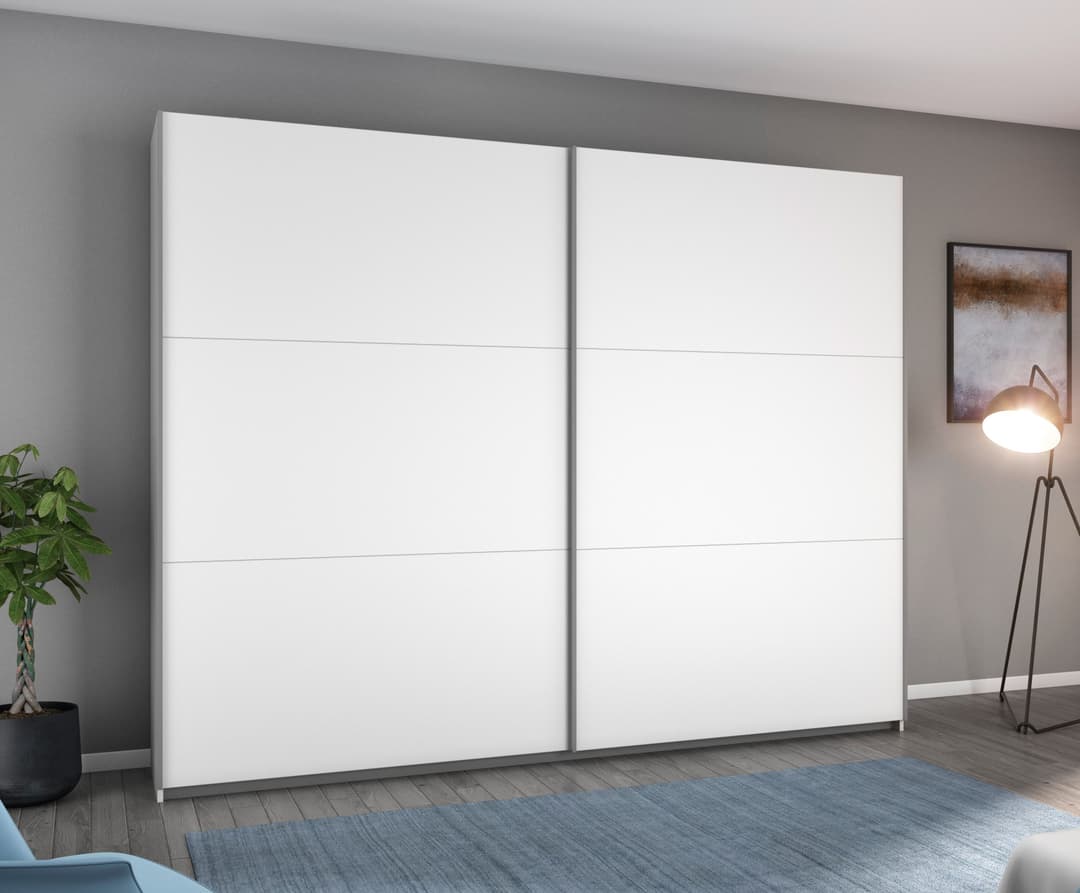 rauch Schwebetürenschrank AURELIO | Weiß