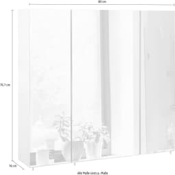 Schildmeyer Spiegelschrank Basic | Weiß