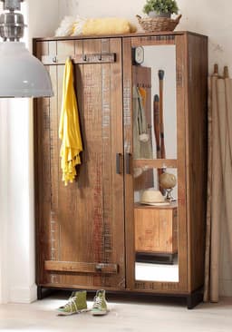 OTTO home Garderobenschrank Santos | Braun