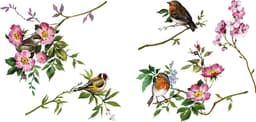 Komar Fensterbild Spring Fever | Mehrfarbig