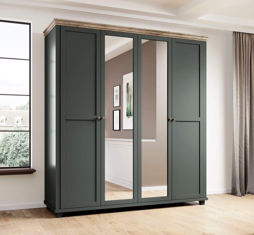 Home affaire Kleiderschrank Evora | Grün