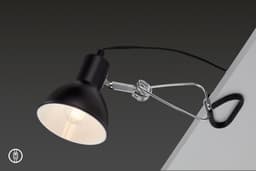 Briloner Leuchten LED Klemmleuchte FIX | Schwarz