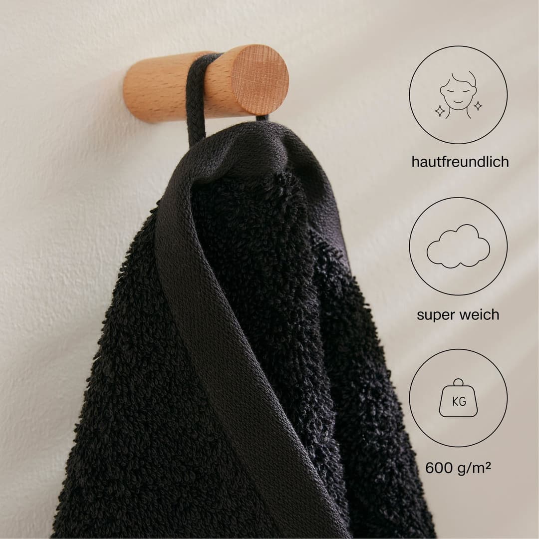 s.Oliver Handtuch | Schwarz