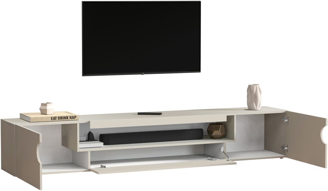 Home affaire Lowboard REAL TV-Möbel | Beige