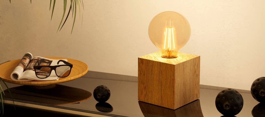 EGLO PRESTWICK 2 Tischleuchte | Braun