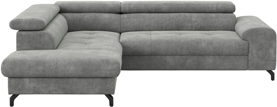 COTTA Ecksofa Aura L-Form | Grau