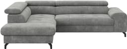 COTTA Ecksofa Aura L-Form | Grau