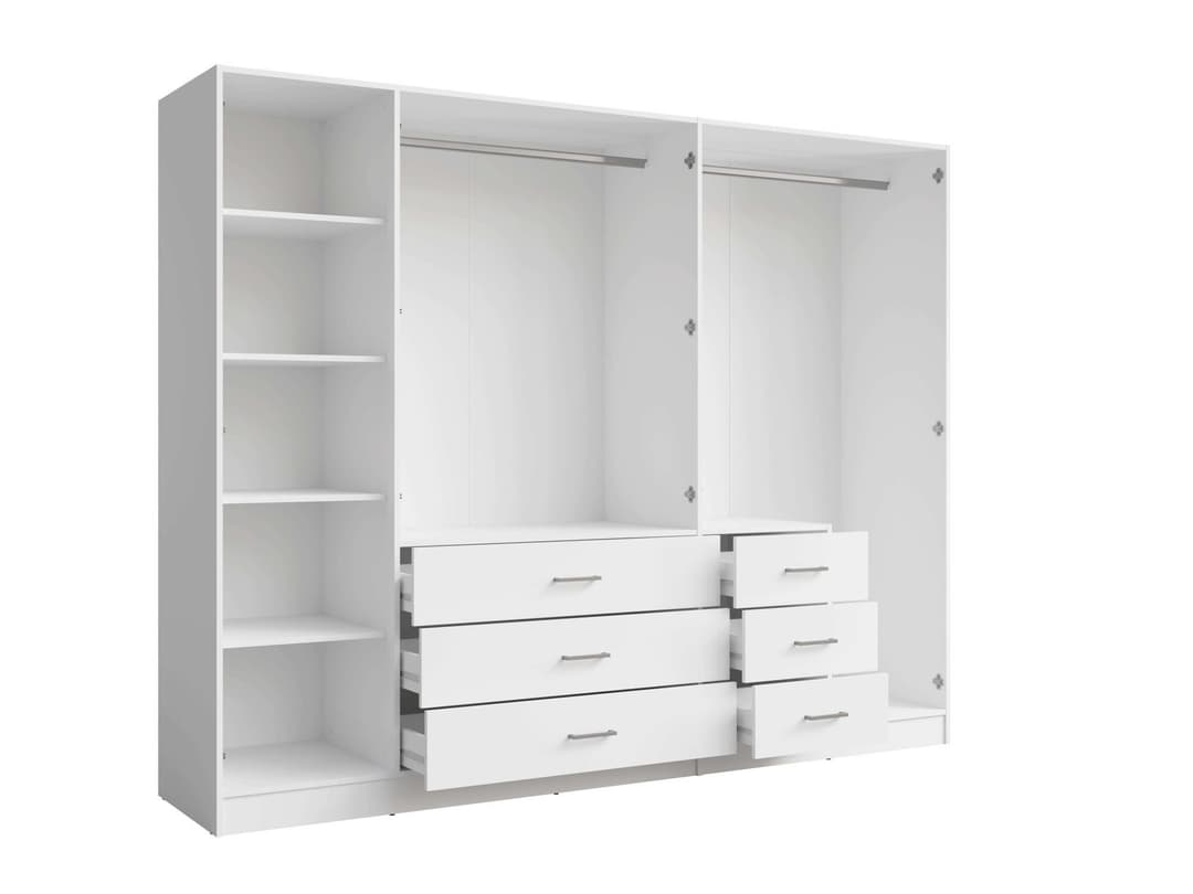 Home affaire Kleiderschrank KOS | Weiß