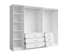 Home affaire Kleiderschrank KOS | Weiß