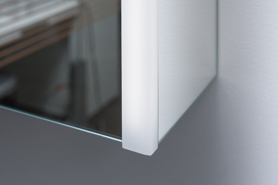 welltime Spiegelschrank Ahus | Silber