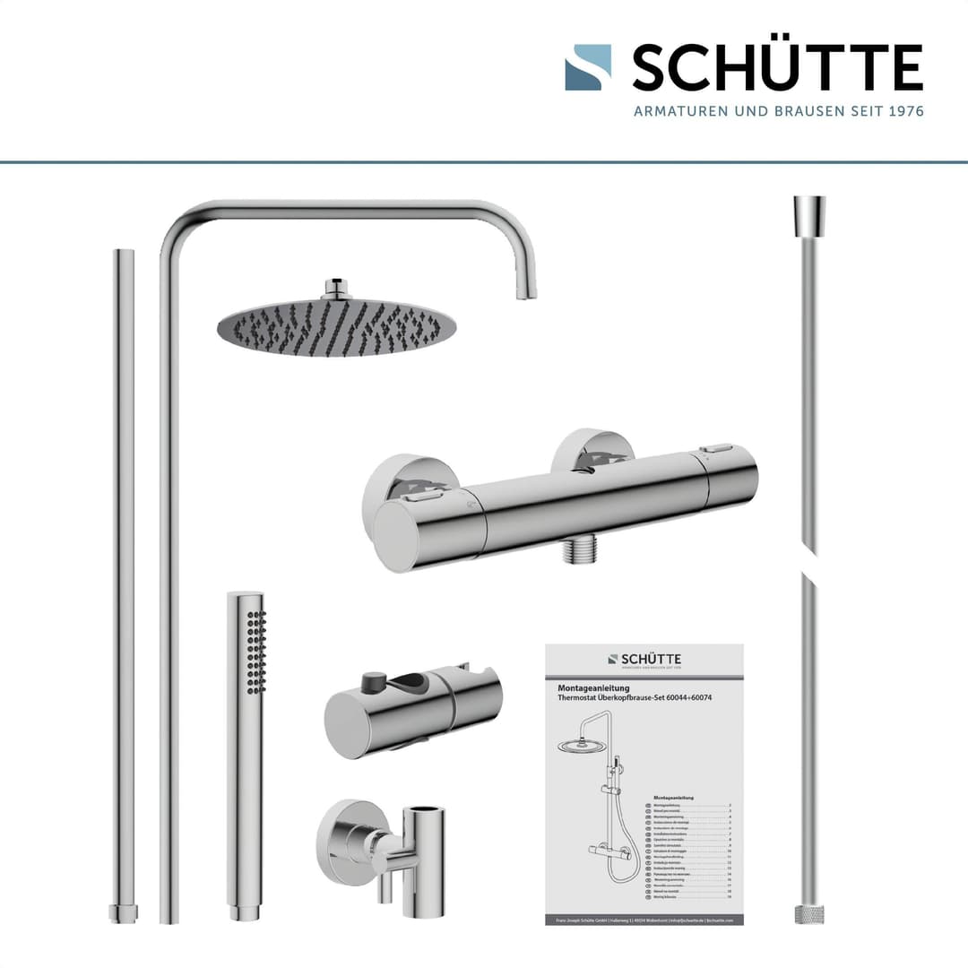 Schütte Brausegarnitur AQUADUCT | Silber