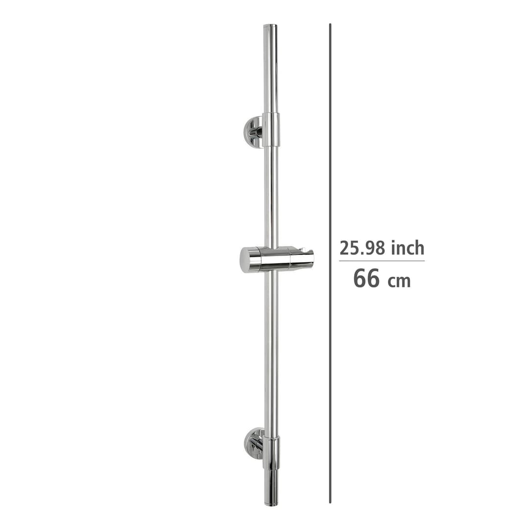 WENKO Duschstange Basic, Chrom | Silber
