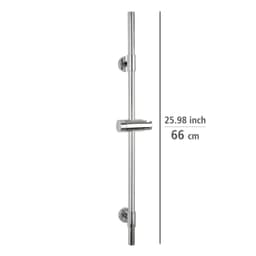 WENKO Duschstange Basic, Chrom | Silber
