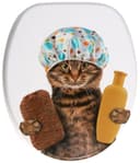 Sanilo WC-Sitz Shower Cat | Mehrfarbig