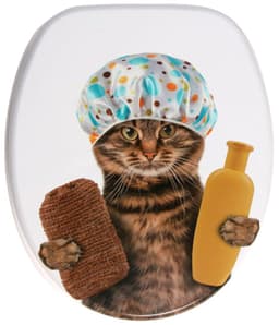 Sanilo WC-Sitz Shower Cat | Mehrfarbig