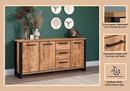 Home affaire Sideboard Elda | Holztöne