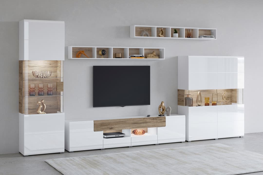 OTTO home Wohnwand Toledo | Weiß