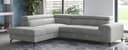 COTTA Ecksofa Aura L-Form | Grau