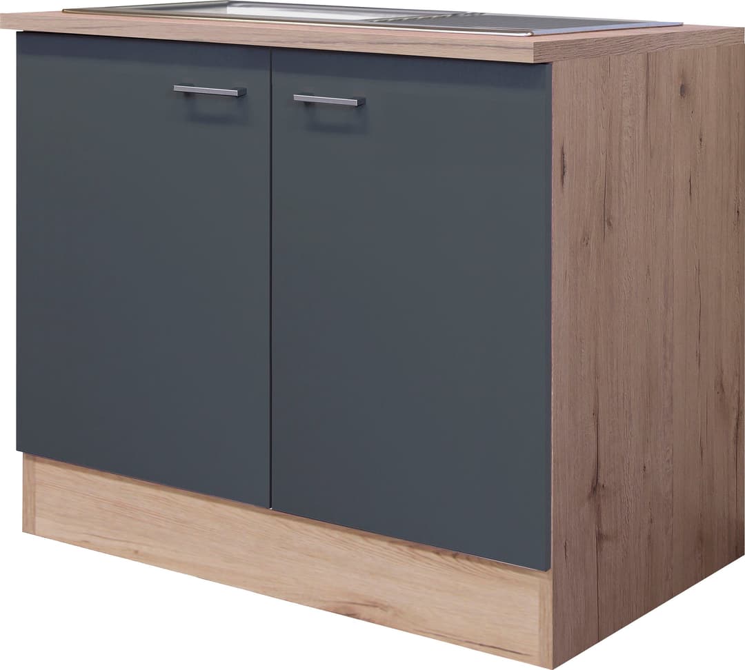 Flex-Well Spülenunterschrank Morena | Holztöne